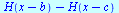 `+`(H(`+`(x, `-`(b))), `-`(H(`+`(x, `-`(c)))))